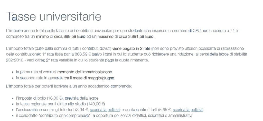 计划生去意大利留学一年10万够不够？插图4