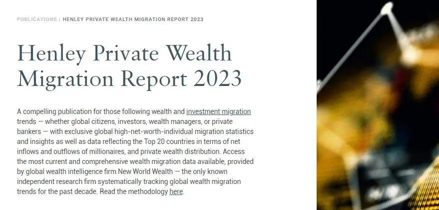 2023全球私人财富迁移报告：超12万名富豪将移民！插图
